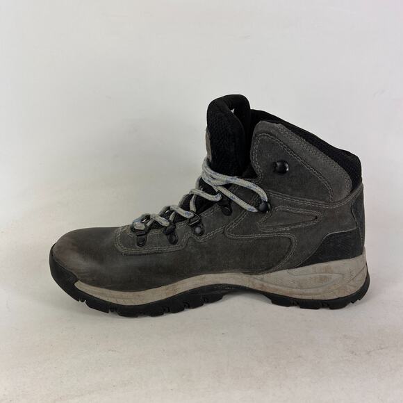 Columbia newton ridge plus size 9 grey leather waterproof athletic hiking boots - Picture 6 of 11